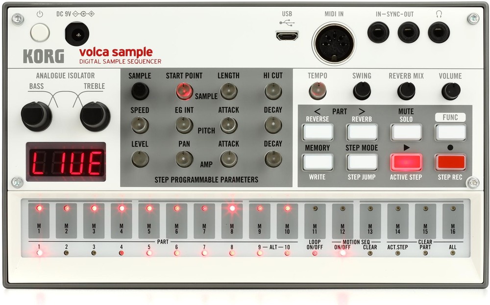 Korg Volca Sample 2 Digital Sample Sequencer