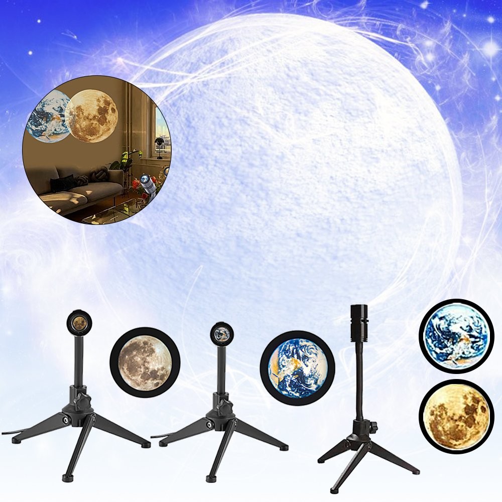 Moon Earth Projection LED Lamp TL