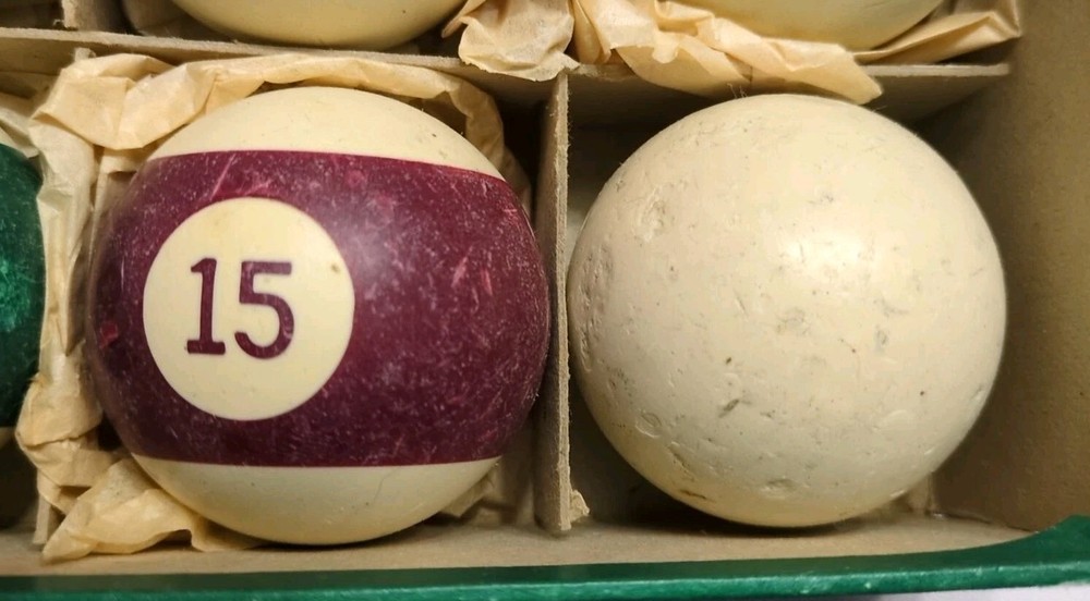 vintage billiard ball set