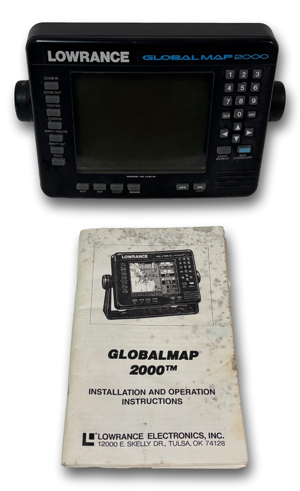 Lowrance GlobalMap 2000 Marine GPS Chartplotter Navigation Global Map Eagle