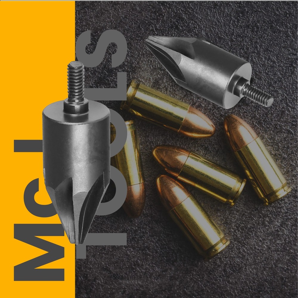 McJ Tools Reloading Chamfer Deburring Tools (Inside Chamfer, Chamfer or Deburr)