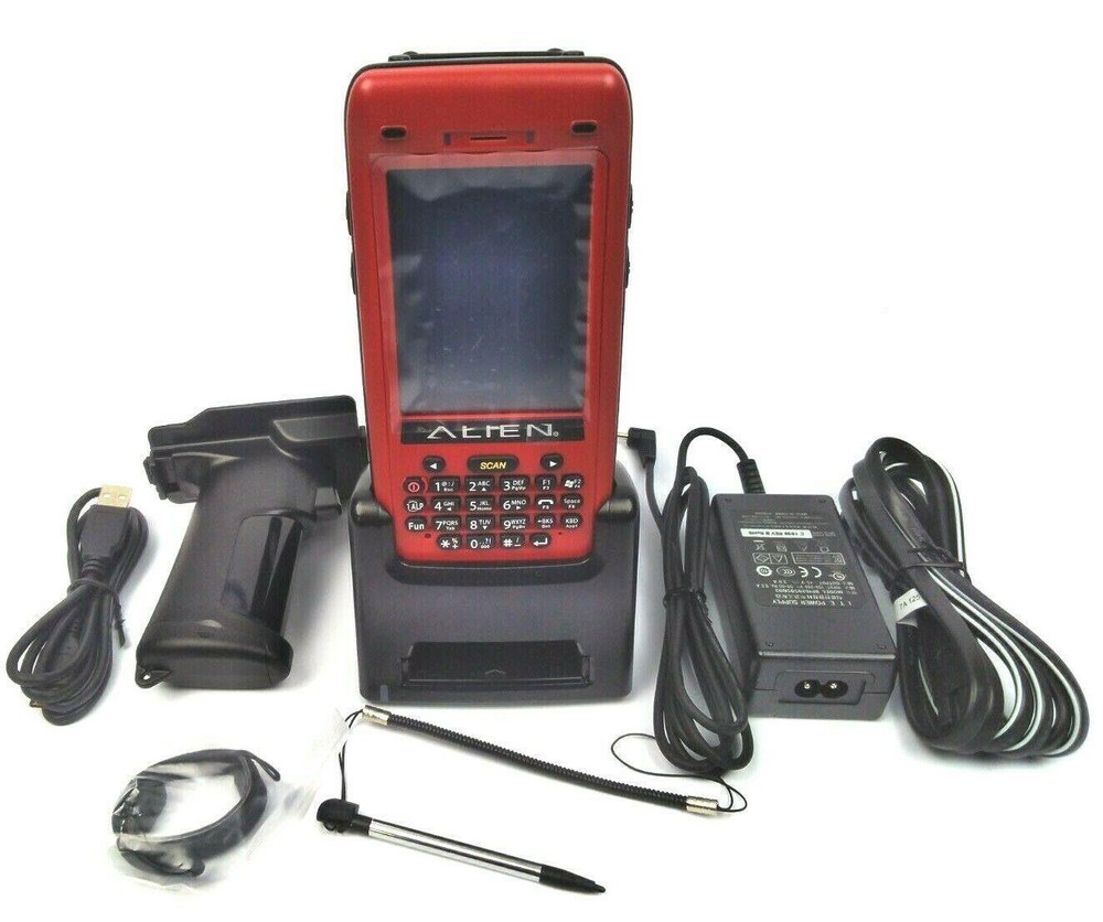 Alien ALH-9010 Mobile Computer RFID Handheld Reader with Cradle & Scan Handle
