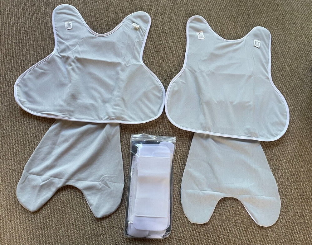 SECOND CHANCE Concealable Armor Plate Carrier Apex2 Polymicro White S Tail