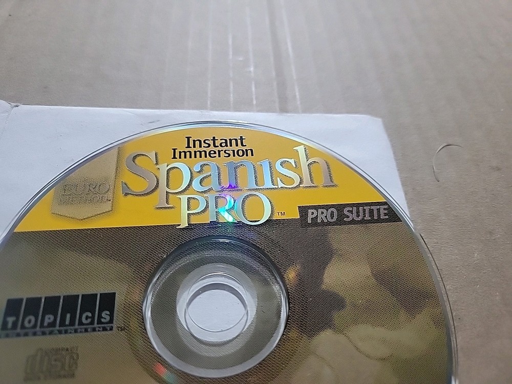 Instant Immersion Spanish Pro Suite DISC 5 ONLY - CD-ROM - PC -Replacement Disc
