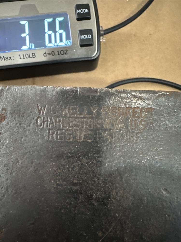 WC Kelly Perfect Axe Charleston WV Axe Head