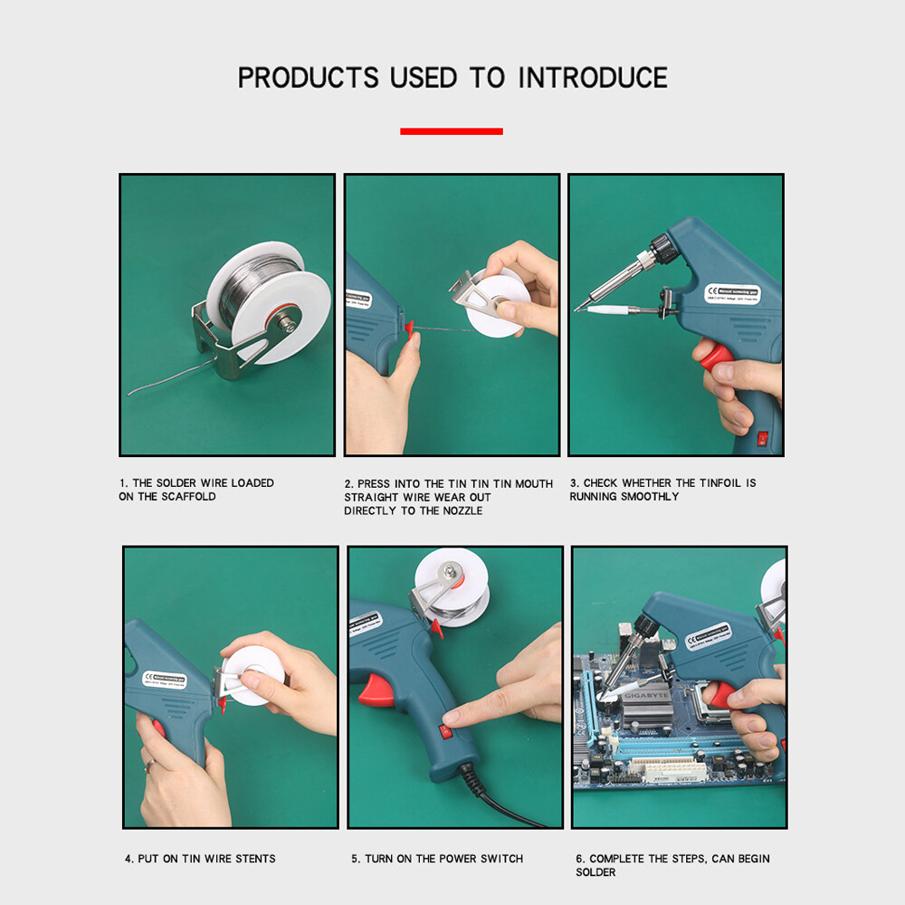 60W Handheld Soldering Automatic Tin Feeding Machine Electronic V5P9