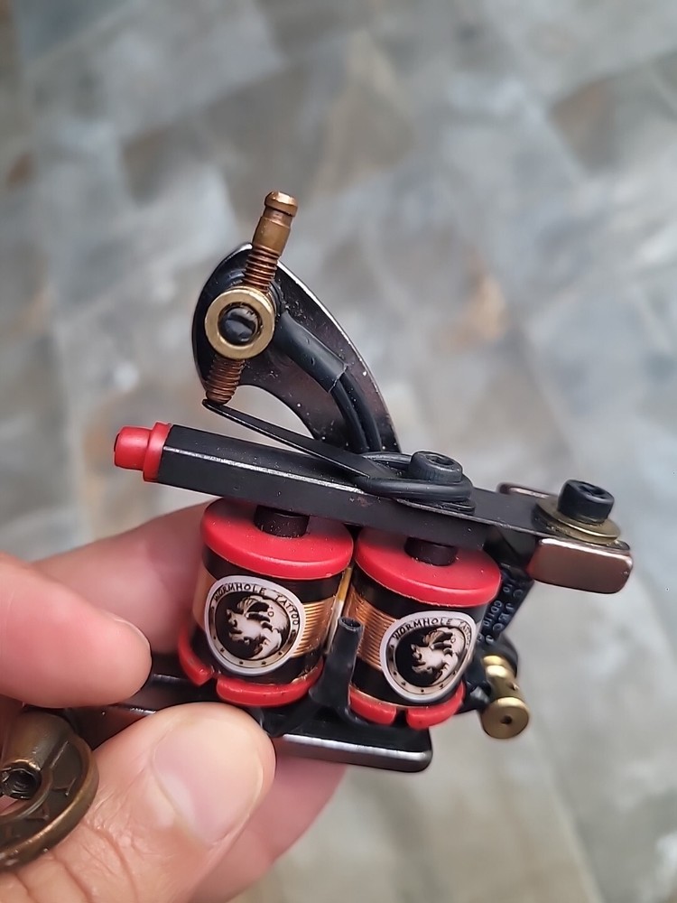Wormhole Double Coil Tattoo Machine Unit Only Thread Cutter