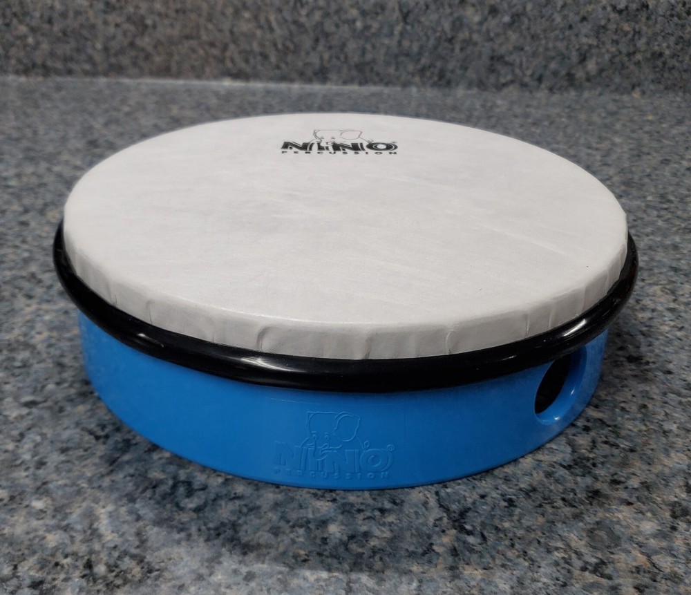 Nino 8" ABS Hand Drum Sky Blue synthetic head