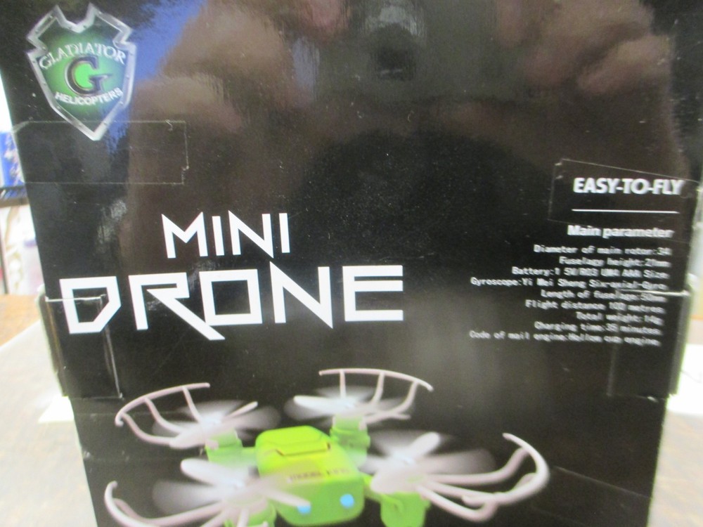 Gladiator Helicopters 2.4Ghz 4CH 6-Axis RC Mini Drone w/ 3D rollover function