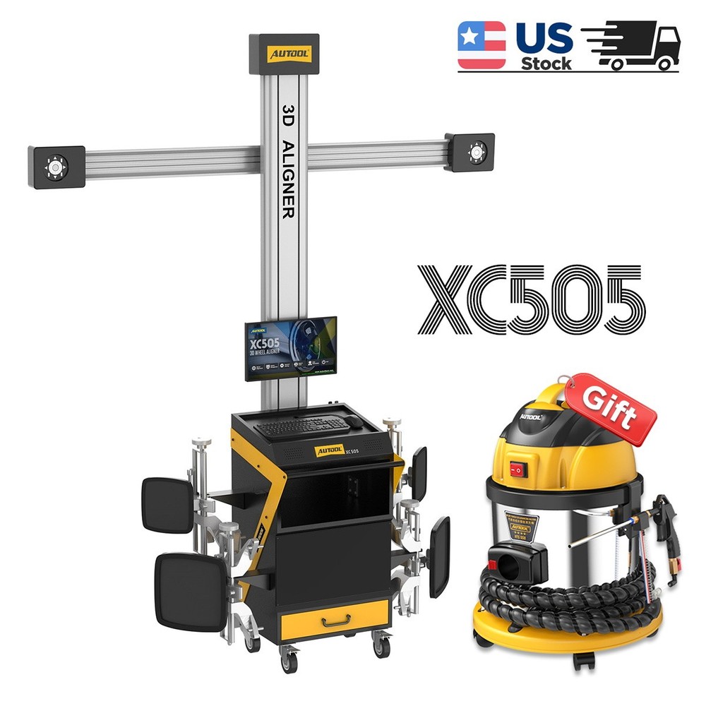 AUTOOL 3D Wheel Alignment Machine Tracking Tire Aligner System Fully Automatic