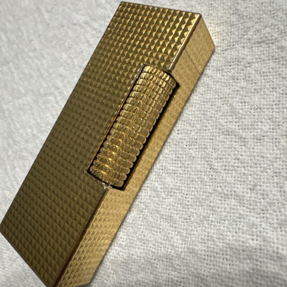 Dunhill gas lighter, gold, Swiss