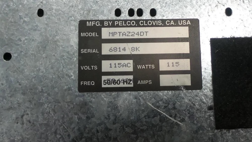 Pelco MPTAZ24DT PTZ Desktop Joystick Controller 120VAC for CCTV Security Camera