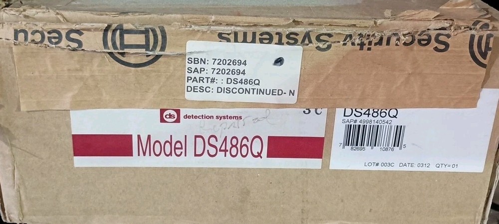 Detection Systems DS486Q Photoelectric Detector