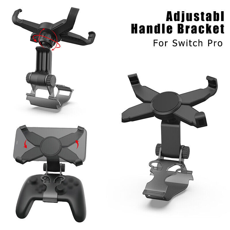 Wireless Handle Bracket Phone Adjustable Holder Clamp For Switch Pro Controller