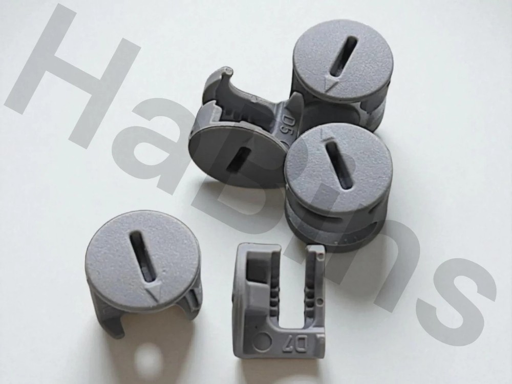 119251 x 10 IKEA Medium Plastic Cam Nuts in Grey