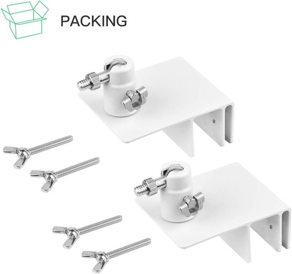 2Pack Gutter Mount Compatible with Arlo Essential Solar Panel, Arlo Pro 5S/Pro 4