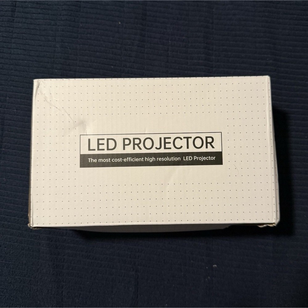 Mini Projector Z1 LED Portable White Desktop Projector