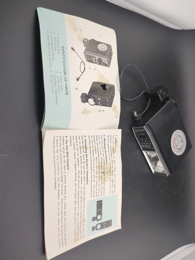 K Mart Focal Computer mini-C Camera Flash Unit Vintage Accessory Untested