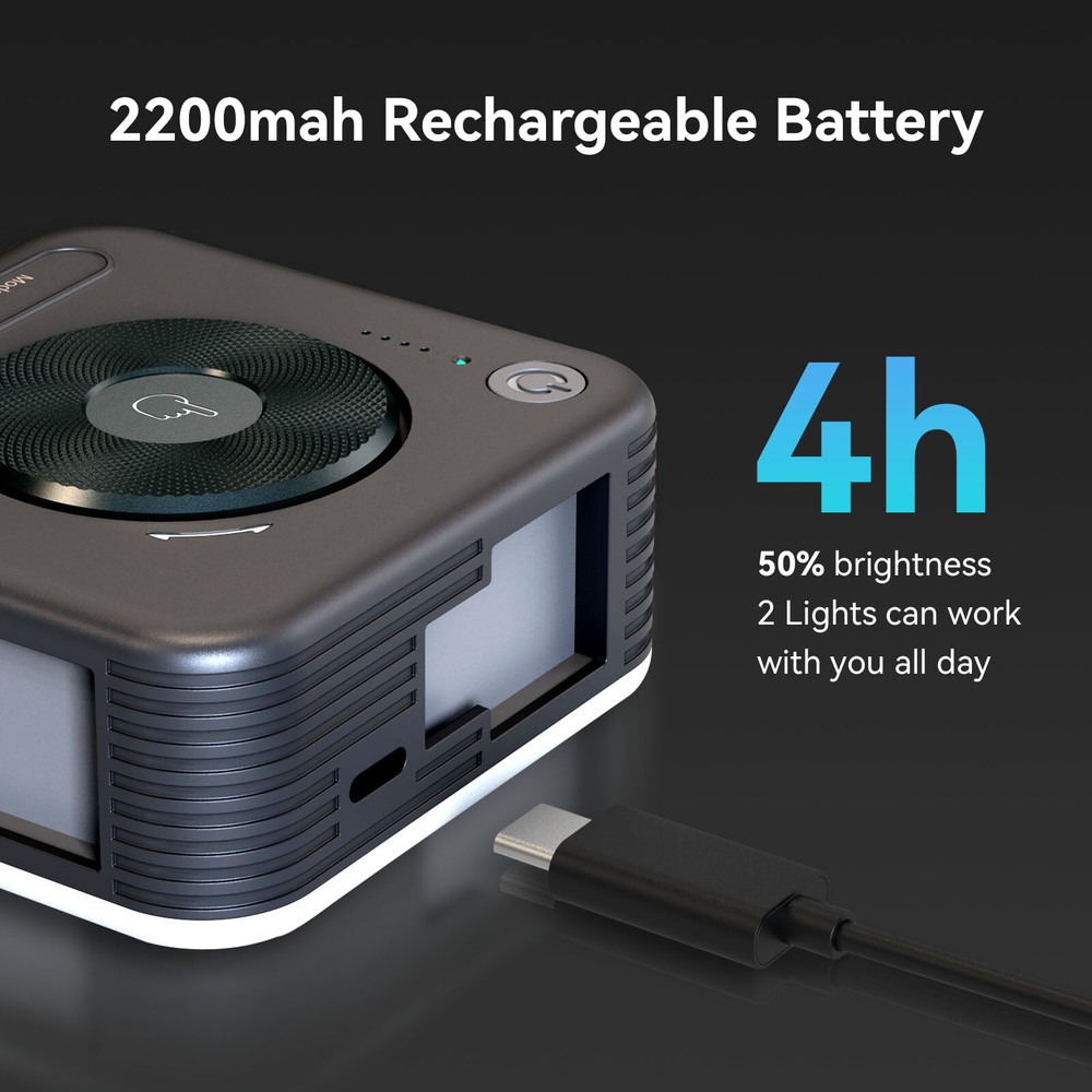 SmallRig P96 Mini Video Light, LED Camera Light With 2200mAh Battery