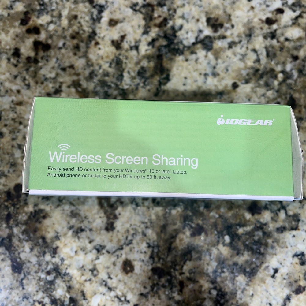 IOgear Wireless Screen Sharing Android/Tablet/Laptop/PC Windows + to HDTV NEW!