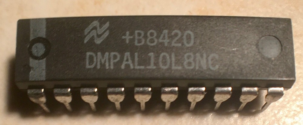 National DMPAL10L8NC PAL10L8 10L8 Programmable Array Logic - NOS