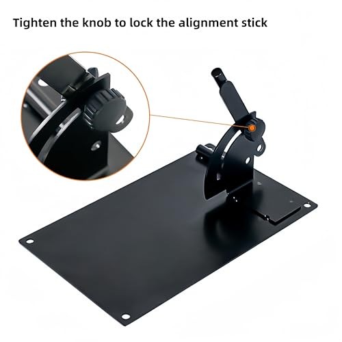 KZU Golf Alignment Stick Holder, Golf Swing Trainer Practice Plate, Portable