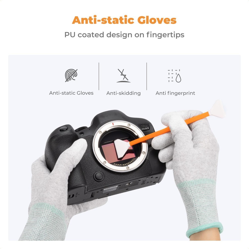 Full Frame Sensor Cleaning Kit, Mirrorless Cleaner Kit - 20ml Sensor Cleaner,...