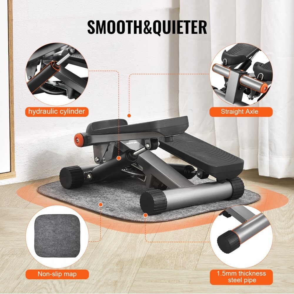Mini Stepper with Resistance Bands