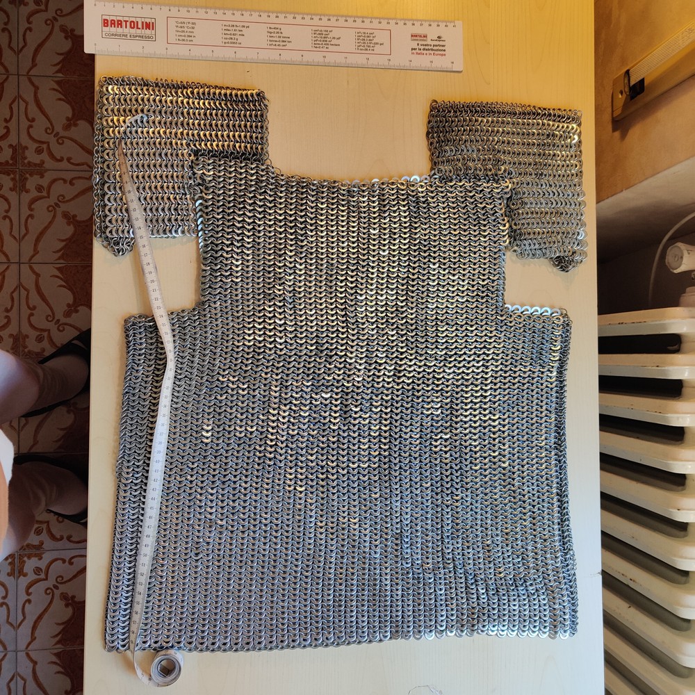 special construction knitting cotta - chain mail special construction