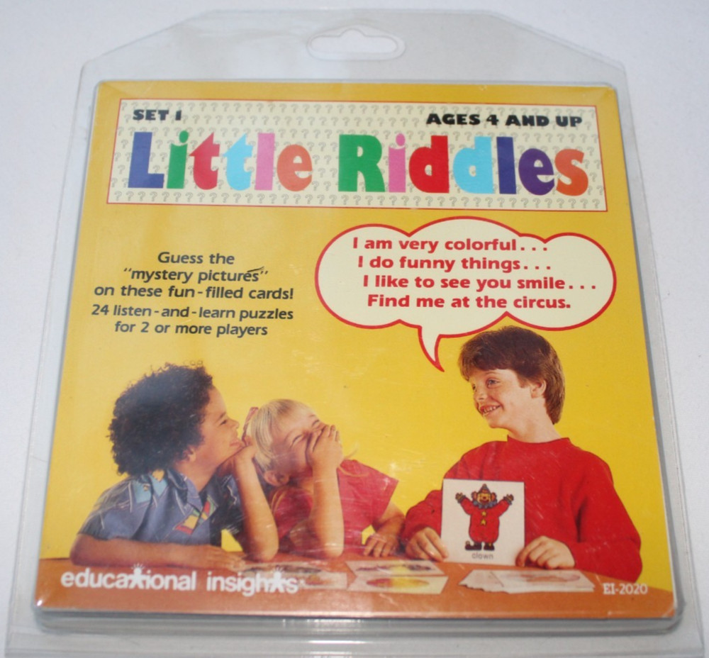 Little Riddles Set 1 Educational Insights Learning Game Age 4+