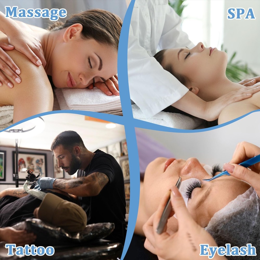 Leather Massage Table Cover Protector Wipeable Massage Table Cover Fitted Rep...