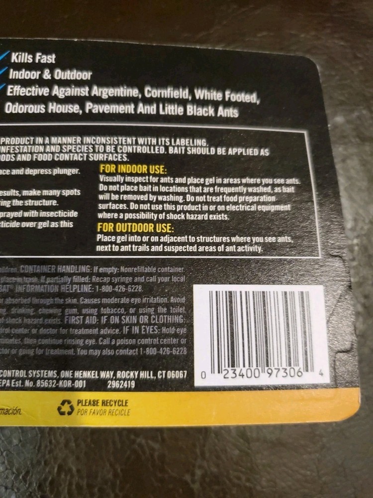 Combat Max Ant Killing Gel
