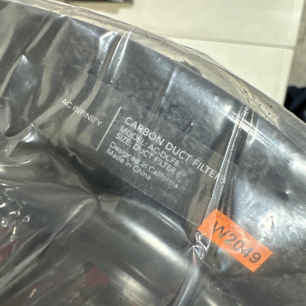 AC Infinity 8” Duct Carbon Filter AC-DCF8 / #1,2 M6