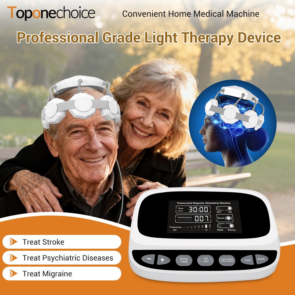At Home TMS Therapy for Bipolar Depression Support Portable Device