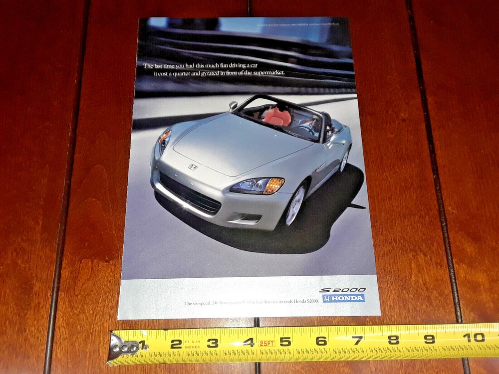 HONDA S2000 ORIGINAL AD