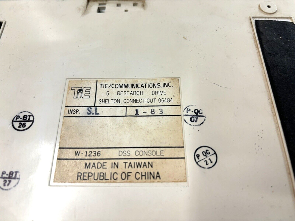 Tie / Communications Inc. Telephone Base - untested Part