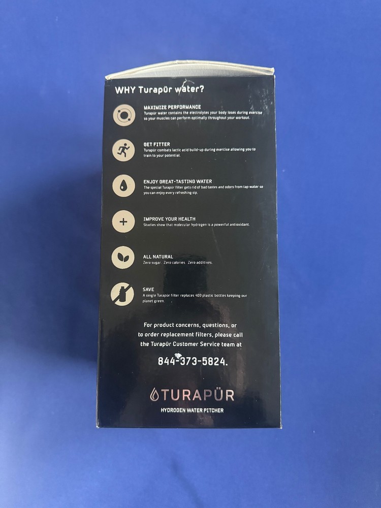 TURAPUR Hydrogen Water Pitcher • New and Unused