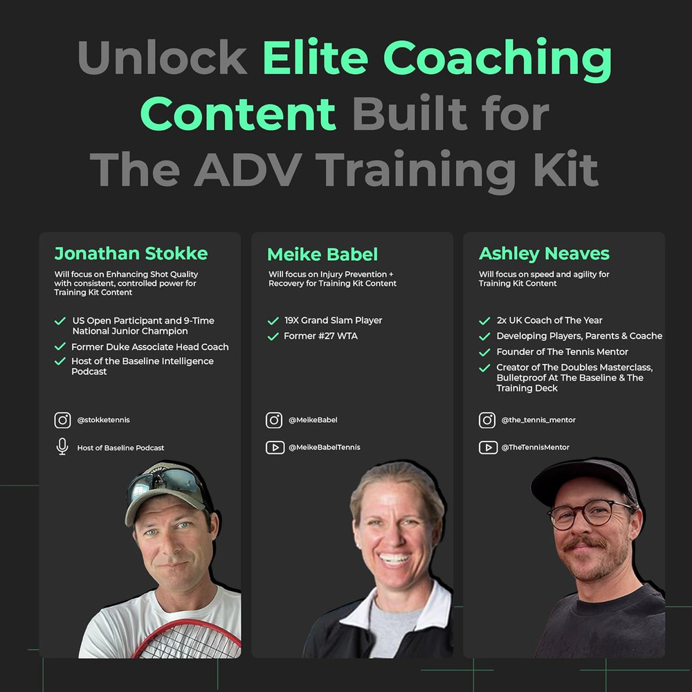 ADV Training Kit V2: Complete Tennis Training Equipment & Drills Set