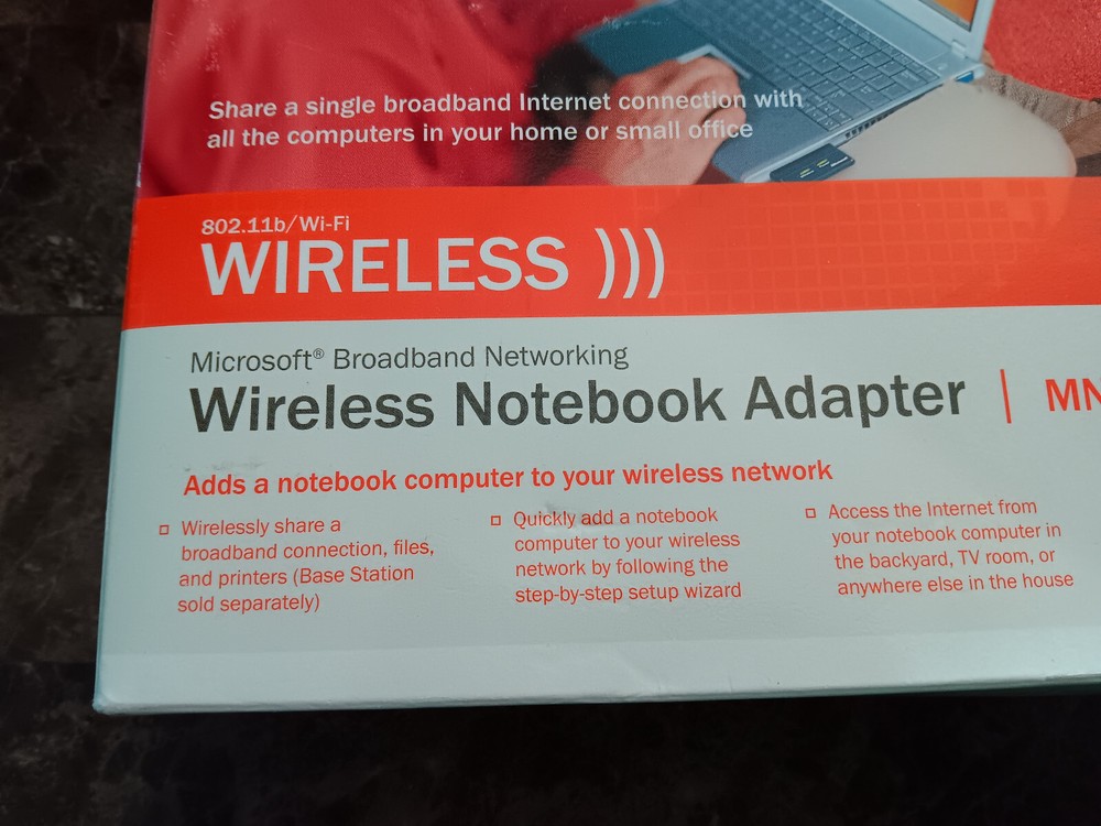 microsoft Wireless - Notebook Adapter MN-520 NEW