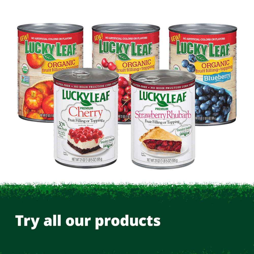 Premium Peach Fruit Filling & Topping, 21 oz (4 pack) Lucky Leaf