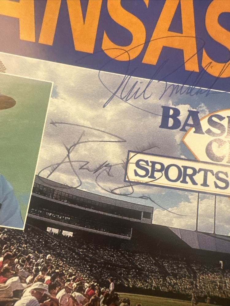 Autographed 1991 Spring Training Souvenir Program Kansas City Royals