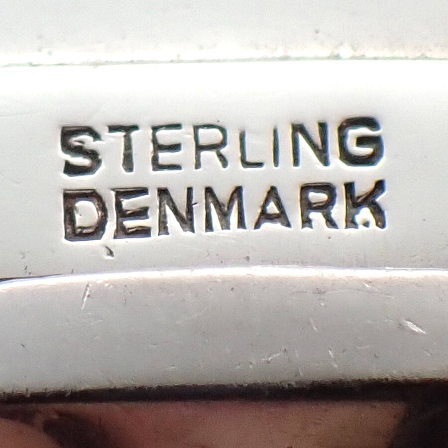 Georg Jensen Parallel Cheese Plain Sterling Silver 1931 Denmark