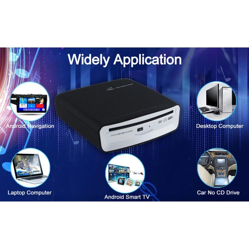 USB External Car Universal CD Player USB Connection Portable CD Players for Car