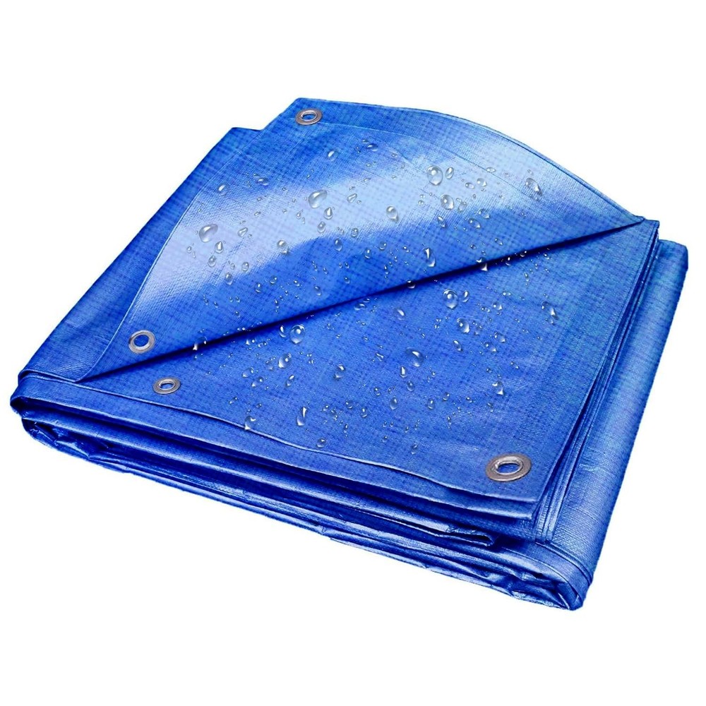 Windscreen4less 5' x 7' General Multiple Purpose 5 Mil Waterproof 5'x7', Blue