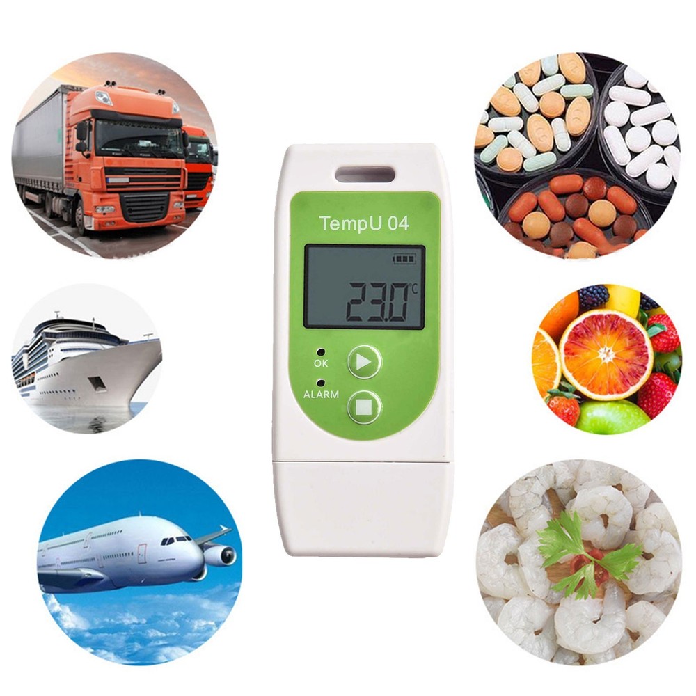 USB Temperature Data Logger for Storm and Tram Conditions Auto PDF Report