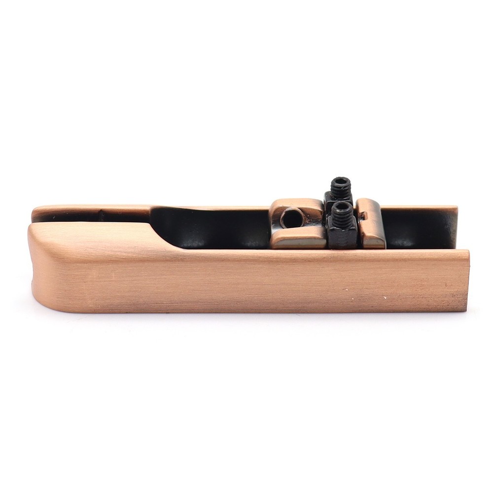 4 String Bass Bridge Individual Bridge Tailpiece Single String Saddle Red Copper
