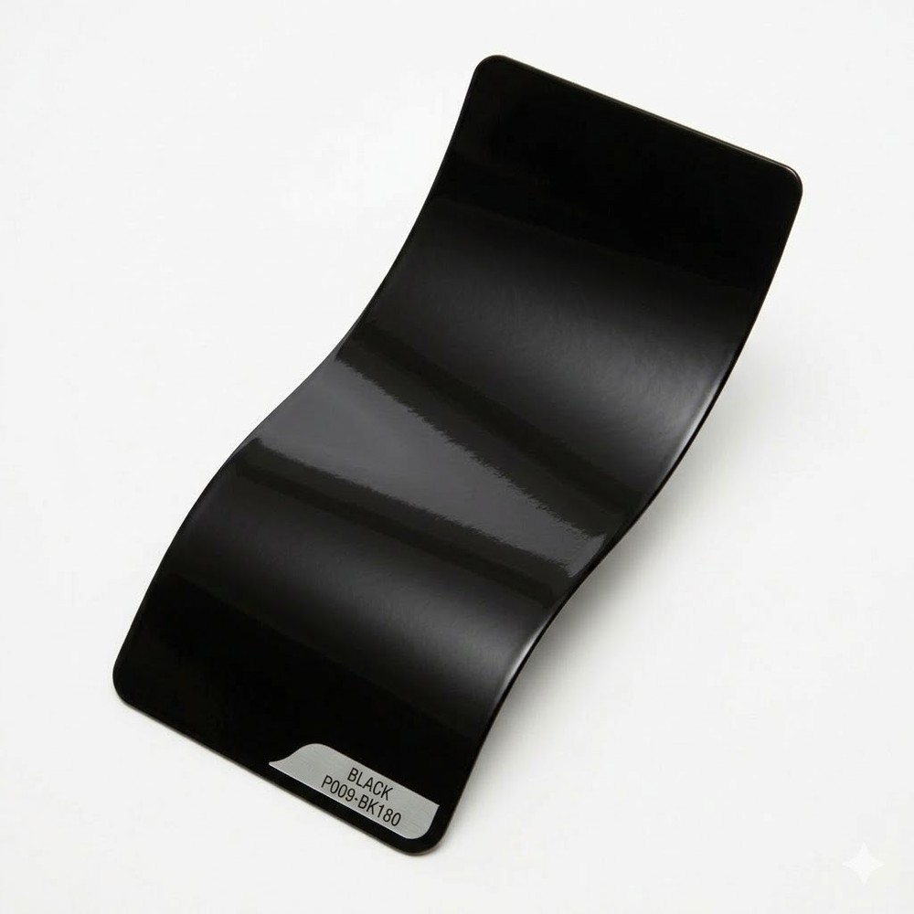 Cardinal Black Powder Coat Polyester Polyurethane Gloss Smooth P009-BK180 1 Lb