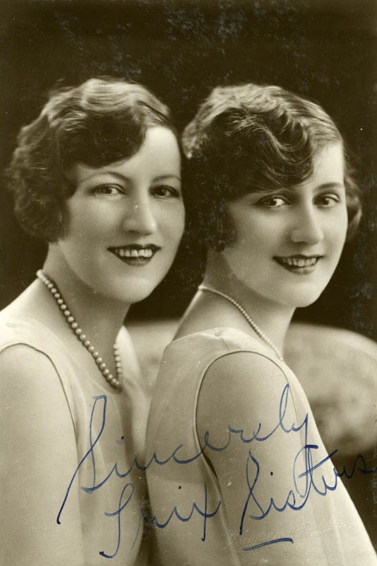 THE TRIX SISTERS - PHOTOGRAPH SIGNED