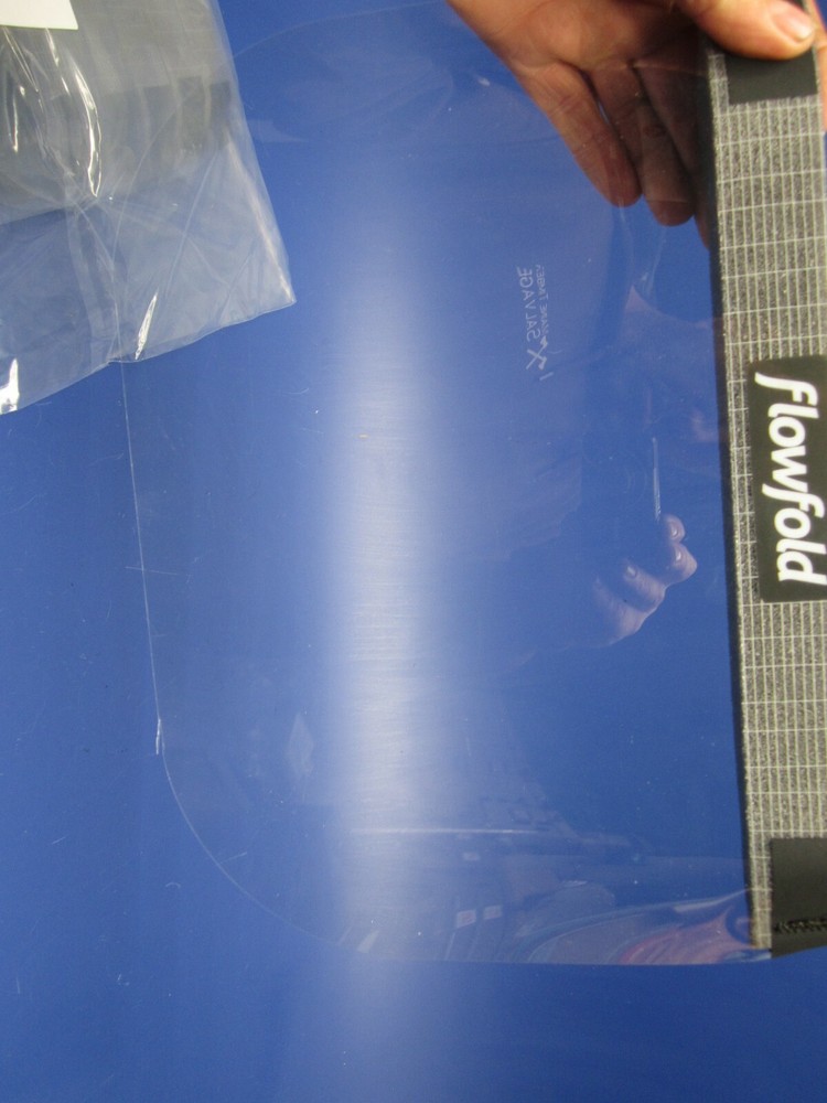 10 Pack Flowfold Face Shield Masks Protective Face Shields Full Face Clear