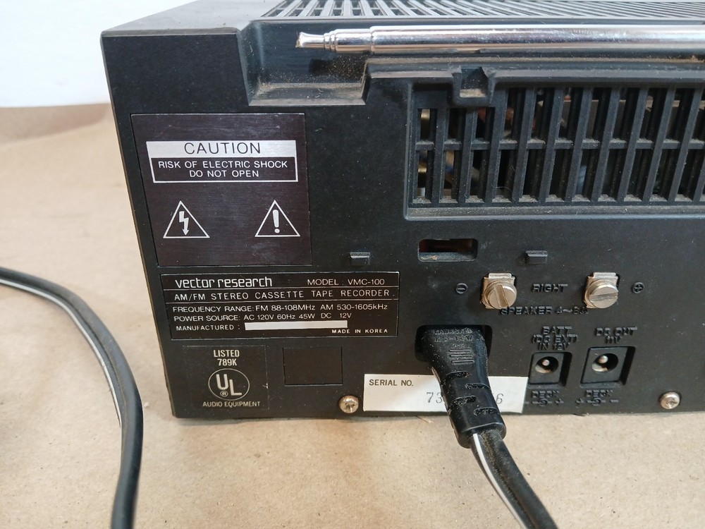 vector Research vmc-100 stereo receiver/ Graphic Equalizer